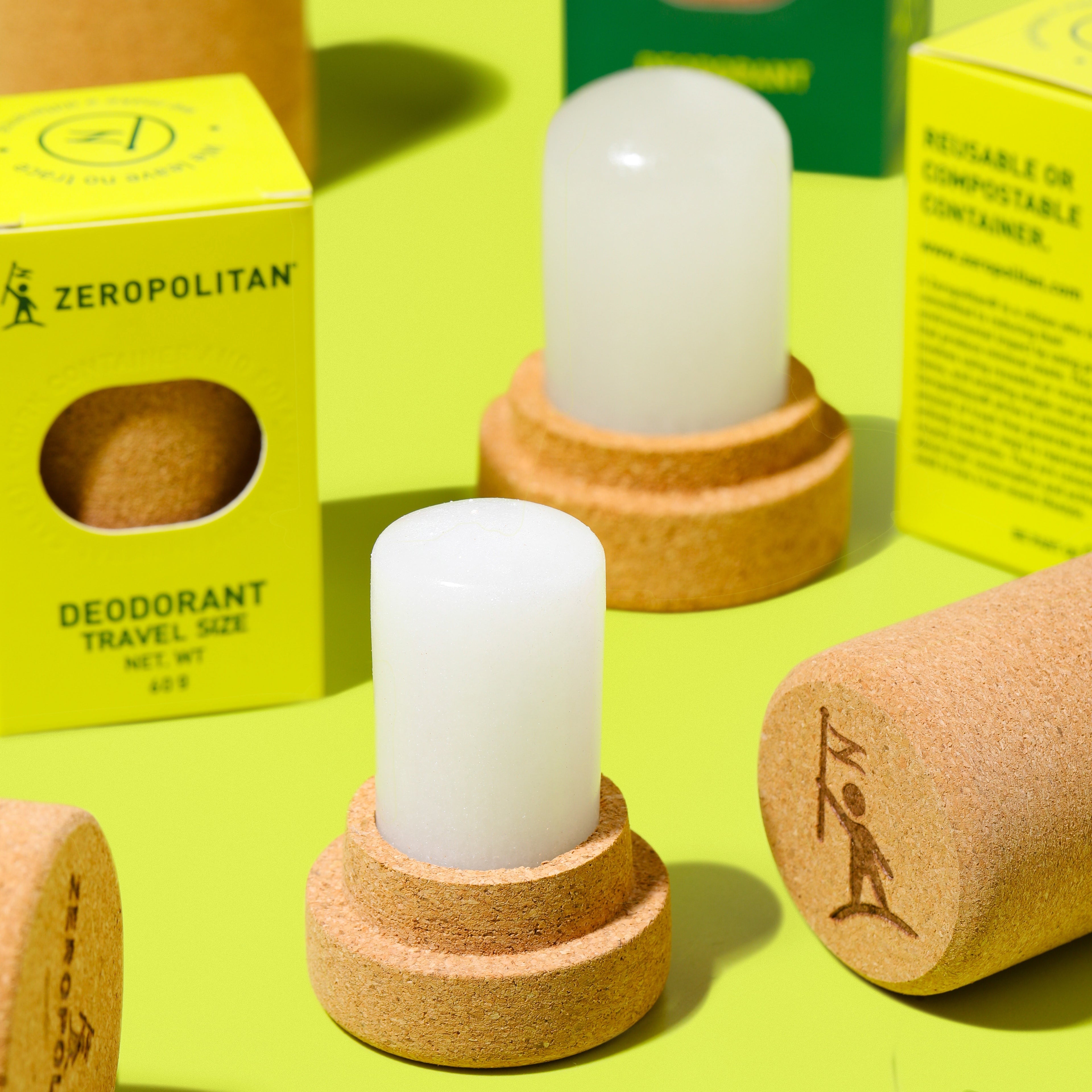 Crystal Zero Waste Cork Deodorant